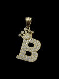 14kt Gold Letter “B” Pendant