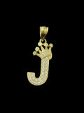 14kt Gold Letter “J” Pendant