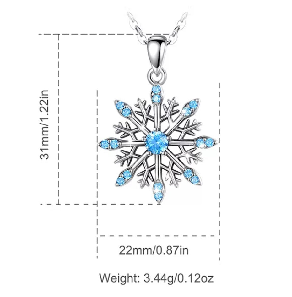 Silver 925 Snowflake Pendant