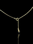 14kt gold Cross Chain and pendant