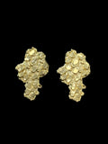 10kt Gold Nugget Earrings