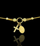 Mary and Cross Bracelet