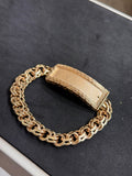 8” 12mm Gold Chino Link Bracelet