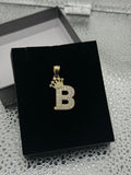 14kt Gold Letter “B” Pendant