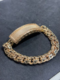 8” 12mm Gold Chino Link Bracelet