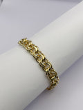 10kt Gold Chino Link Bracelet 45gr