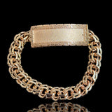 8” 12mm Gold Chino Link Bracelet
