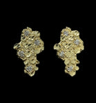 10kt Gold Nugget Earrings