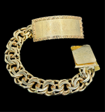 10kt Chino Link Bracelet 108gr