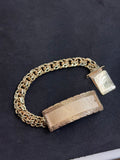 7.5” 10mm Gold Chino Link Bracelet