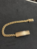 7” 7mm Gold Chino Link Bracelet