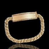 7” 7mm Gold Chino Link Bracelet