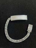 8.4mm Silver Chino Link Bracelet 8.25”