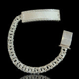 8.4mm Silver Chino Link Bracelet 8.25”