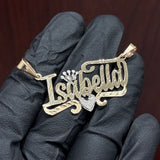Customized Name Plates ( Smaller Crown And Heart Added)