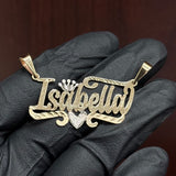 Customized Name Plates ( Smaller Crown And Heart Added)