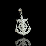 Sterling Silver Mariner’s Anchor Crucifix Pendant