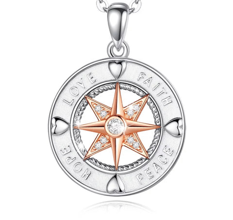 Silver 925 Life Compass