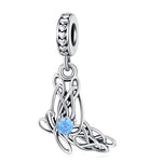 Silver 925 Butterfly Charm for Bracelet